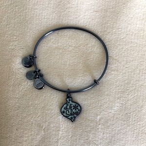 Alex and Ani bracelet metallic blue “Let It Snow” charm